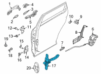 OEM 2022 Kia Sorento Checker Assembly-Rear Do Diagram - 77980P2000