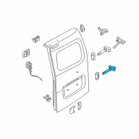 OEM 2021 Nissan NV200 Hinge Assembly - Back Door, LH Diagram - 90411-JX50B