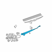 OEM 2004 Toyota Sequoia Rear Arm Diagram - 85241-34010