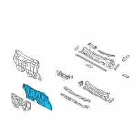 OEM 2008 Toyota RAV4 Dash Panel Diagram - 55101-42430