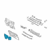 OEM 2014 Toyota RAV4 Insulator Diagram - 55223-0R011