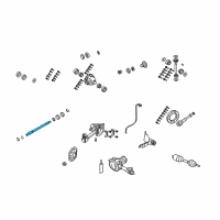 OEM Dodge Nitro Axle Shaft (Front) Diagram - 68019326AA