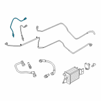 OEM 2015 Ford F-150 Upper Oxygen Sensor Diagram - FL3Z-9F472-C