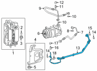 OEM BMW M4 REFRIGERANT LINE, DUAL LINE Diagram - 64-50-8-088-920