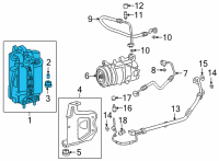 OEM BMW CONDENSER AIR CONDITIONING W Diagram - 64-50-8-088-925