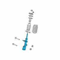 OEM 2012 Chrysler 200 STRUT-Front Suspension Diagram - 68026158AD