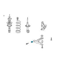 OEM Honda Pilot Bush, Front Arm (Lower) Diagram - 51392-S0X-A01