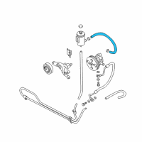 OEM 2003 Chevrolet Tracker Hose, Suction (On Esn) Diagram - 30025951