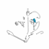 OEM 2002 Chevrolet Tracker Pump, P/S Diagram - 30025163