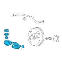 OEM 2013 Honda Civic Master Cylinder Diagram - 46100-TR3-A02