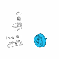 OEM 2000 Toyota Solara Booster Assembly Diagram - 44610-06190