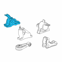 OEM 2015 Chevrolet Spark Upper Transmission Mount Diagram - 95353403