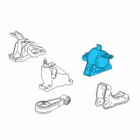 OEM 2015 Chevrolet Spark EV Mount Diagram - 95136669