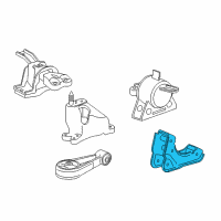 OEM 2014 Chevrolet Spark Transmission Mount Bracket Diagram - 95463570