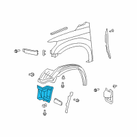 OEM 2008 Toyota Sequoia Liner Extension Diagram - 53806-0C030