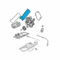 OEM Jeep Cover-Cylinder Head Diagram - 53020657AB