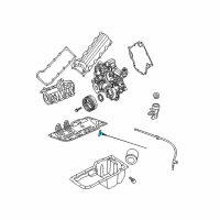 OEM 1999 Jeep Grand Cherokee Indicator-Engine Oil Level Diagram - 53020859AC