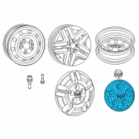 OEM 2015 Ram ProMaster 1500 Wheel Cover Diagram - 68414466AA