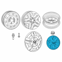 OEM 2019 Ram ProMaster 2500 Wheel Cover Diagram - 68414466AA