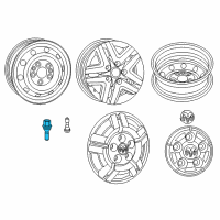 OEM 2017 Ram ProMaster 1500 Wheel Stud Diagram - 68095788AA