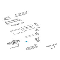 OEM Toyota Supra Emblem Nut Diagram - 90179-06274