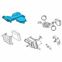 OEM 2021 Lexus RX450h Inlet Assy, Air Cleaner Diagram - 17750-0P070