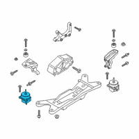 OEM 2018 Ford Mustang Mount Diagram - FR3Z-6038-G