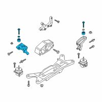 OEM 2018 Ford Mustang Mount Bracket Diagram - FR3Z-6028-C