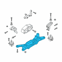 OEM Ford Mustang Transmission Support Diagram - FR3Z-6A023-B