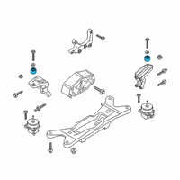 OEM 2021 Ford Mustang Damper Diagram - FR3Z-6F028-A