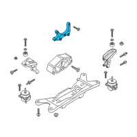 OEM 2022 Ford Mustang Bracket Diagram - JR3Z-7A033-A