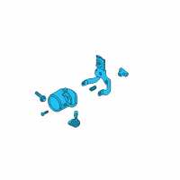 OEM 2002 Chevrolet Camaro Lamp Asm-Front Fog Diagram - 10280985