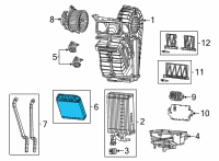 OEM Jeep Wagoneer HEATER Diagram - 68565832AA