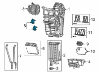 OEM Jeep Wagoneer A/C AND HEATER Diagram - 68565858AA