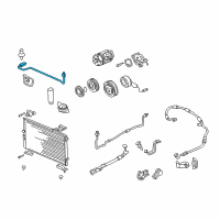 OEM Acura RL Pipe A, Receiver Diagram - 80341-SZ3-A02
