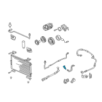 OEM 2004 Acura RL Regulator Assembly, Evaporator Pressure Diagram - 80800-SZ3-A01