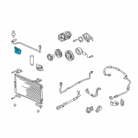 OEM Acura RL Pipe, Condenser Diagram - 80331-SZ3-A02