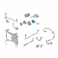 OEM Acura RL Stator Set Diagram - 38924-P5A-003