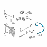 OEM 2001 Acura RL Hose, Suction Diagram - 80311-SZ3-A01