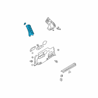 OEM 2010 Kia Sedona Trim Assembly-Rear Pillar Diagram - 858604D651QW