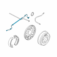 OEM 2001 Infiniti QX4 ABSORBER Sensor Rear Diagram - 47900-0W060