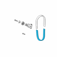 OEM Acura Belt, Compressor (Mitsuboshi) Diagram - 38920-P8C-A02