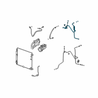 OEM 2007 Cadillac SRX Liquid Line Diagram - 88958008