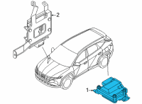 OEM Hyundai Tucson ECU-4WD Diagram - 95447-4G900