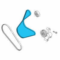 OEM 2016 Lincoln MKC Serpentine Belt Diagram - DA8Z-8620-G