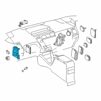 OEM 2016 Toyota Prius V Junction Block Diagram - 82730-47550