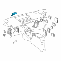 OEM 2015 Toyota Prius V Control Module Diagram - 89650-47412