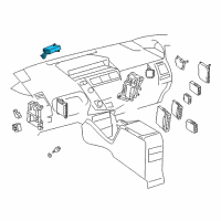 OEM 2014 Toyota Prius V Control Module Diagram - 89650-47411