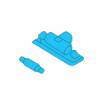 OEM Lincoln MKT License Lamp Diagram - 8T5Z-13550-B