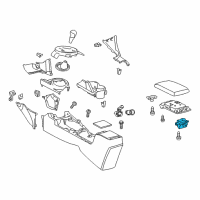 OEM Toyota Hinge Diagram - 58907-12100